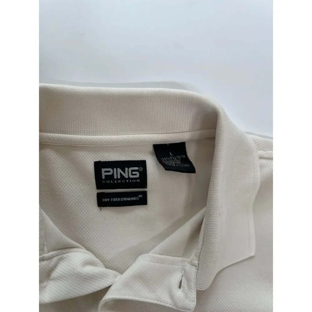 Ping Collection Dry‎ Fiber Dynamics Long Sleeve Golf Polo Mens XL